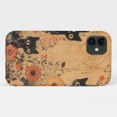  Black Cat Trio Case-Mate iPhone Case (Achterkant (horizontaal))