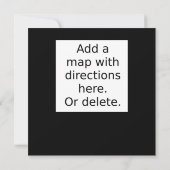 Black Cat Trio Halloween Invitation Kaart (Achterkant)