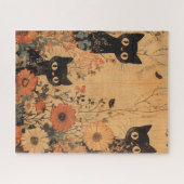  Black Cat Trio Legpuzzel (Horizontaal)