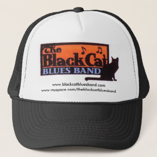 Black Cat Trucker Hat Pet