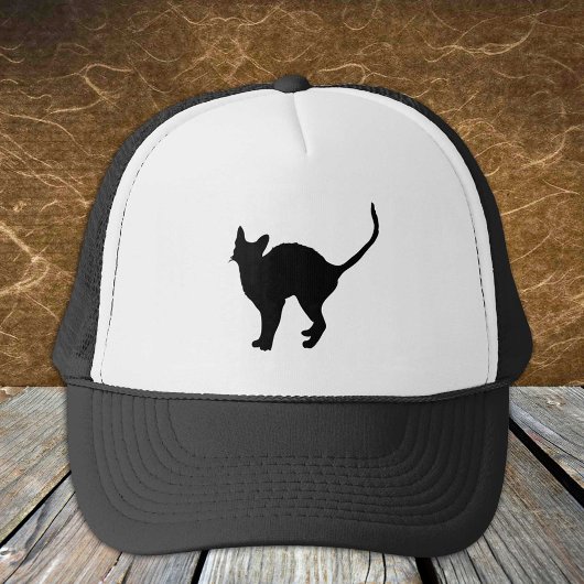 Black Cat - Trucker Hat Trucker Pet