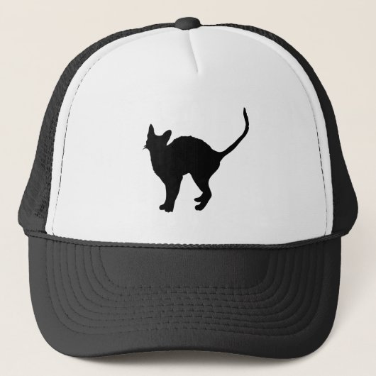Black Cat - Trucker Hat Trucker Pet (Voorkant)