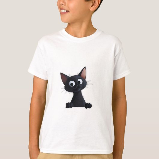 Black Cat Tshirt (Voorkant)