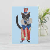 Black Cat Uncle Sam Kaart (Staand voorkant)