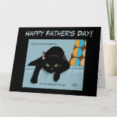 Black Cat Vaderdag Kaart (Voorkant)