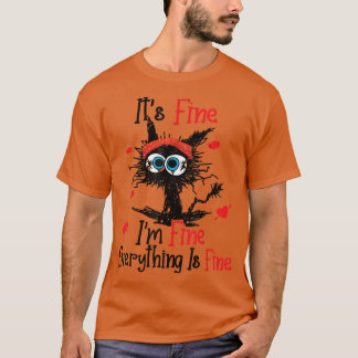 Black Cat Valentijn Het is goed dat ik alles goed  T-shirt