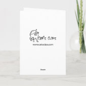 Black Cat Valentijn Kaart (Achterkant)