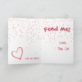 Black Cat Valentijnsdag Kaart voor elke Pet Parent (Binnen)