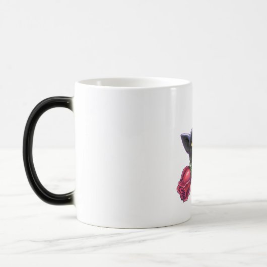 Black Cat Valentijnsdag Magische Mok (Links)