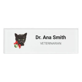  Black Cat veterinair beroep Naambadge