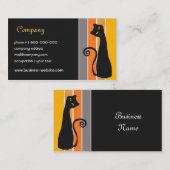 Black Cat Visitekaartje (Voorkant / Achterkant)