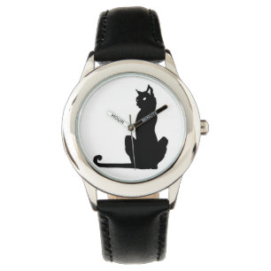 Black Cat Watch Horloge