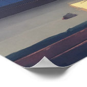 Black Cat Waterverf Wall Poster (Hoek)