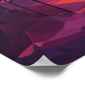 Black Cat Waterverf Wall Poster (Hoek)