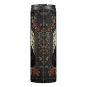 Black Cat William Morris Geïnspireerd Thermosbeker (Achterkant)