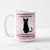 Black Cat Wisdome - Kersenbloesems Koffiemok (Links)