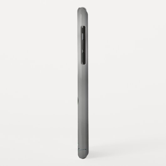 BLACK CAT wit Case-Mate iPhone Case (Achterkant/links)