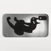 BLACK CAT wit Case-Mate iPhone Case (Achterkant (horizontaal))