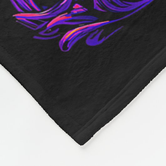 Black Cat Witch Hat Pumpkin Funny Halloween Men Wo Fleece Deken (Hoek)