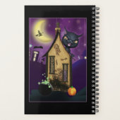 Black Cat Witch House Art Day Planner (Achterkant)