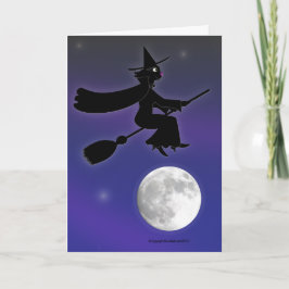 Black Cat Witch Kaart