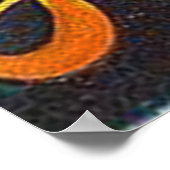 Black Cat Witch Witch Hour Full Moon Poster (Hoek)