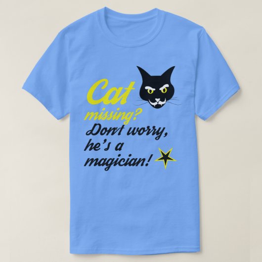 Black Cat Wizard Magician Magic Cats Moeder T-shirt (Design voorkant)