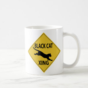 Black Cat Xing Koffiemok