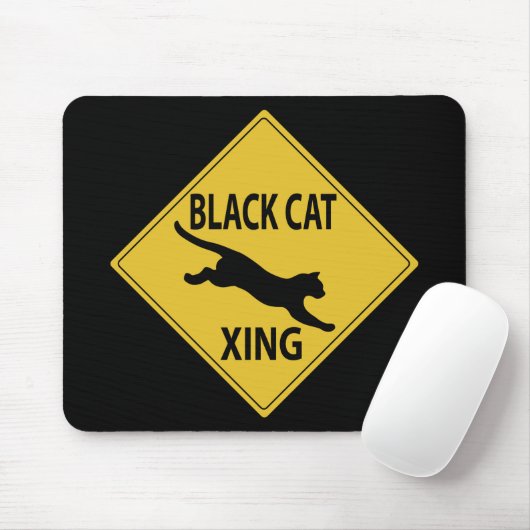 Black Cat Xing Muismat (Met muis)
