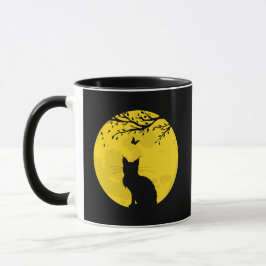 Black Cat Yellow Moon Mok