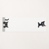 Black Cat Yoga Mat (Voorkant (horizontaal))