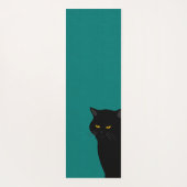 Black Cat Yoga Mat (Achterkant)