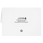 Black Cat You're My Someone Card (Achterkant Horizontaal)