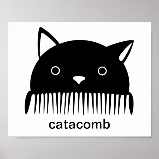 Black Catacomb Poster (Voorkant)