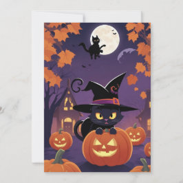 Black Cat's Charm - Halloween Gift Kaart