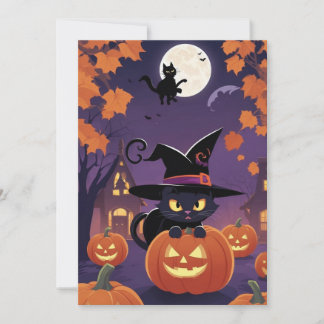 Black Cat's Charm - Halloween Gift Kaart
