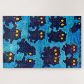 Black Cats Dancing in Moonlight, Louis Wain Legpuzzel (Horizontaal)