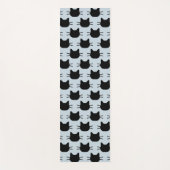 Black Cats Design Yoga Mat (Voorkant)