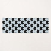 Black Cats Design Yoga Mat (Voorkant (horizontaal))