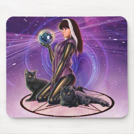"Black Cats Divination" Muismat (Voorkant)