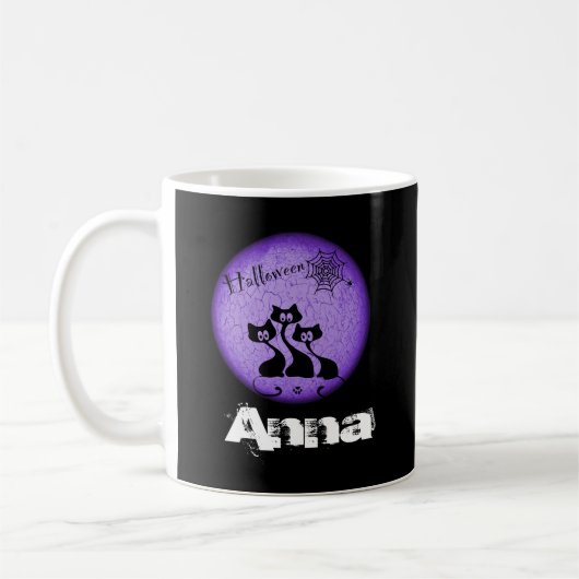 Black Cats Halloween Koffiemok (Links)