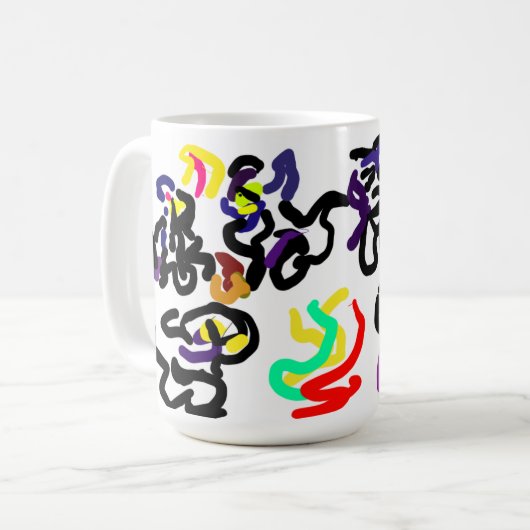 Black  Cats party Koffiemok (Voorkant links)