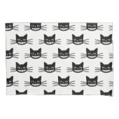 Black Cats Pattern Kussensloop (Voorkant)