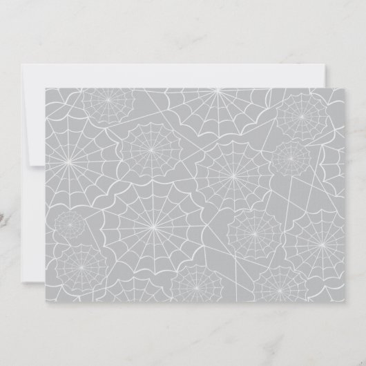 Black Cats Pompoen & Sorcerer Halloween Uitnodigin Kaart (Achterkant)