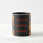 Black Cats Pumpkin Patch HALLOWEEN MOK *Aanpassen (Midden)