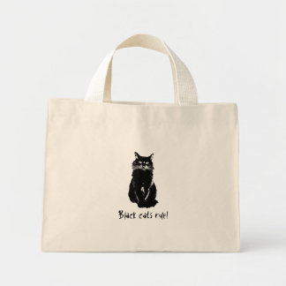 Black Cats Rule Canvas tas