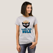 Black Cats Rule Cat Lover T-shirt (Voorkant volledig)