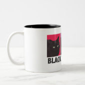 Black Cats RULE! KoffieMok Tweekleurige Koffiemok (Links)