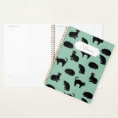 Black Cats Seamless Patroon Planner (Display)