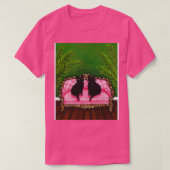 Black Cats  Settee T-shirt (Design voorkant)
